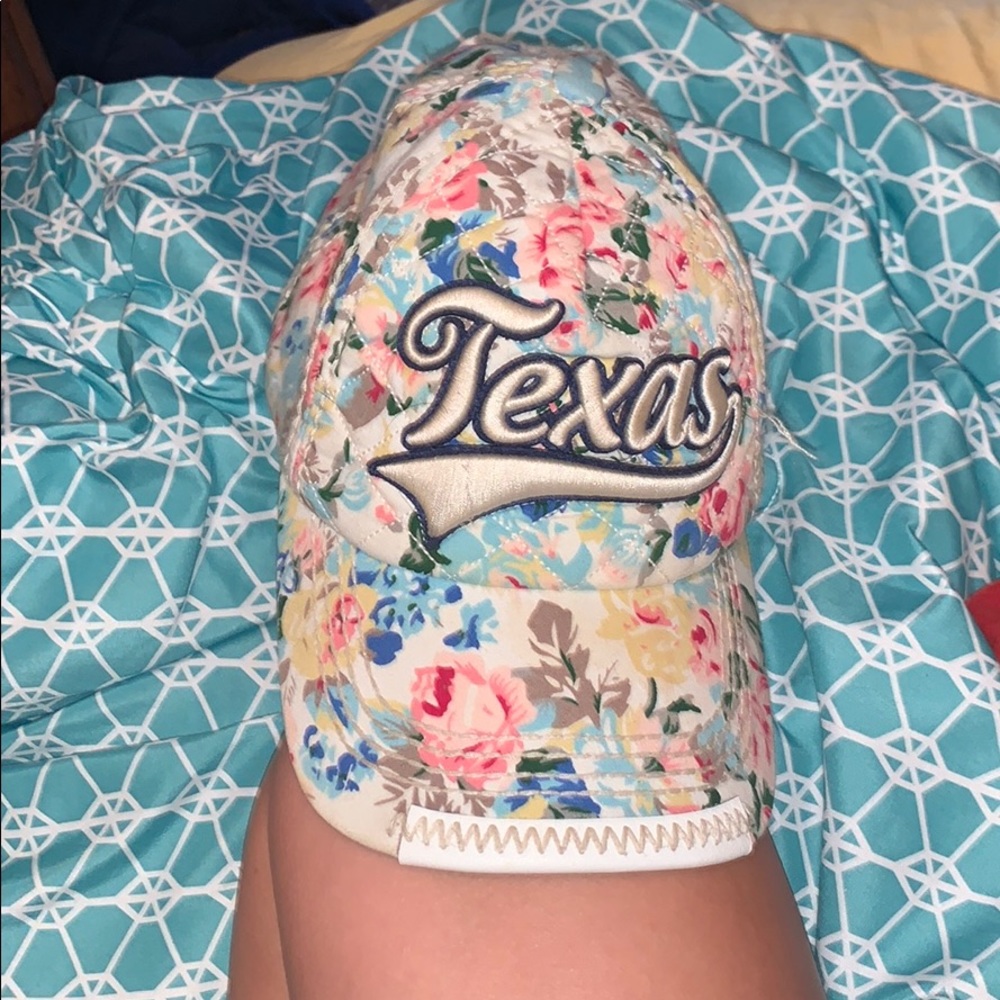 Robin Ruth floral “TEXAS” ball cap